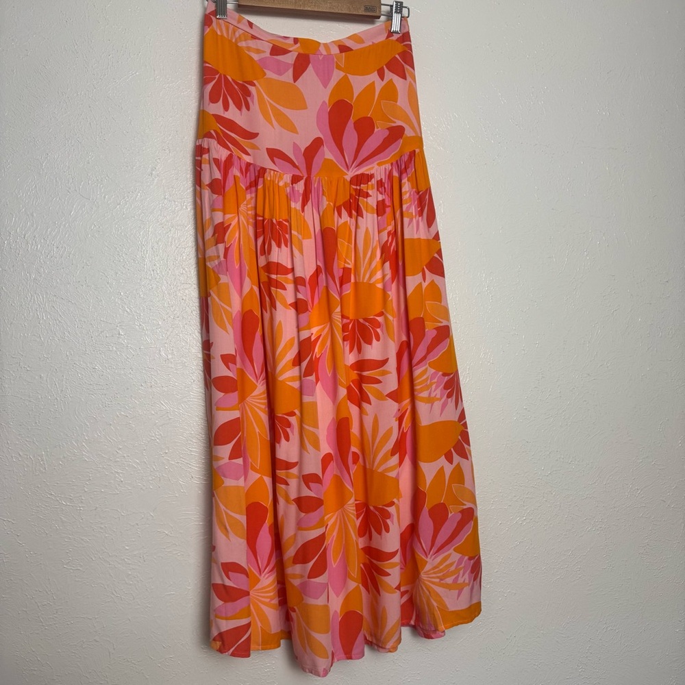 Abel‎ The Label Bright Colorful Maxi Skirt